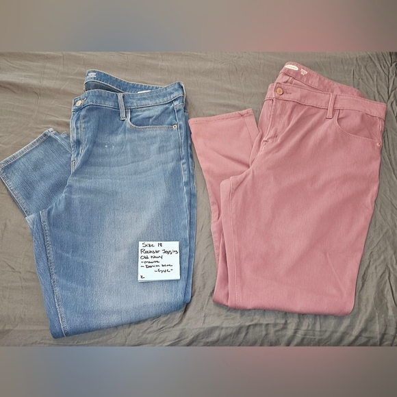 Blue OR Pink Women's Jeans - Picture 1 of 1